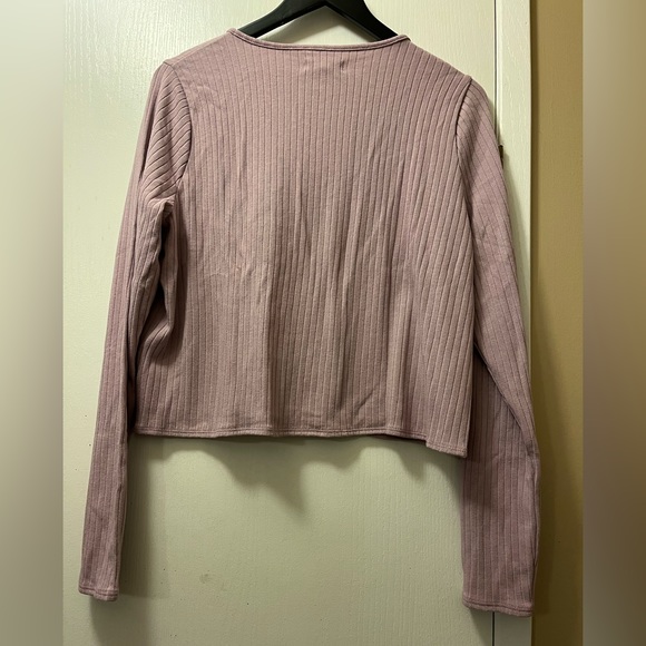 NWT Size XL Madewell Ribbed Cropped Cardigan - Picture 5 of 8